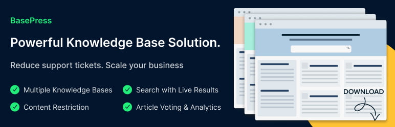 BasePress - WordPress Knowledge Base Plugin